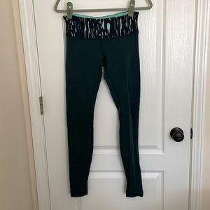 lululemon green reversible leggings
